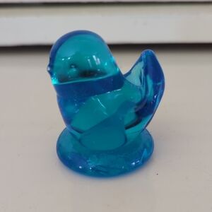 Leo Ward Bluebird Of Happiness Blown Glass Figurine